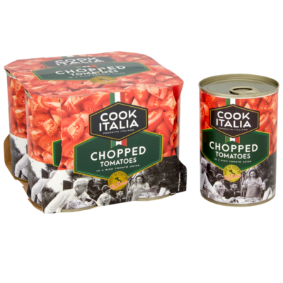 Cook Italia Chopped Tomatoes 4 pack